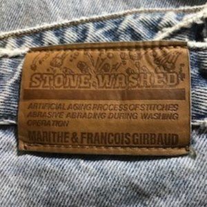 Vintage Girbaud "Stonewashed" Women's Blue Jeans, size 7/8/(long inseam)